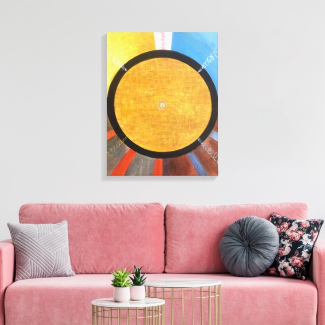 Lienzo Retiro 3 | Hilma af Klint | (Insitu (Sala de estar))