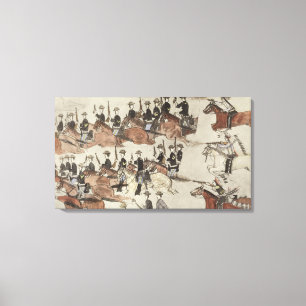 Lienzo Retratamiento de Marco Reno importante antes del