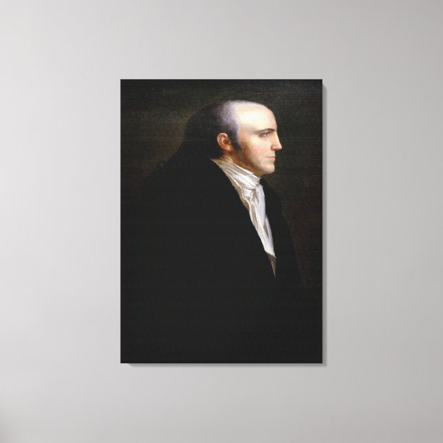 Lienzo Retrato AARON BURR de John Vanderlyn (Anverso)