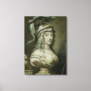 Lienzo Retrato alegórico de la reina Christina de