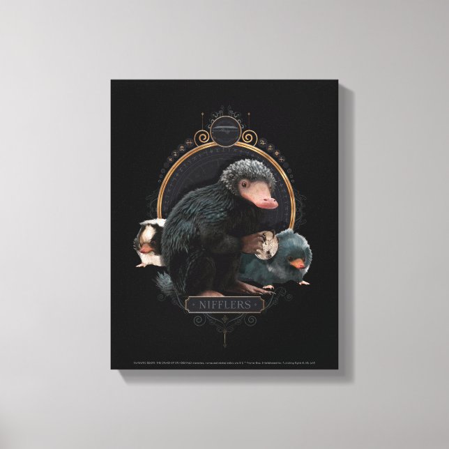 Lienzo Retrato Art Nouveau de NIFFLER™s (Anverso)