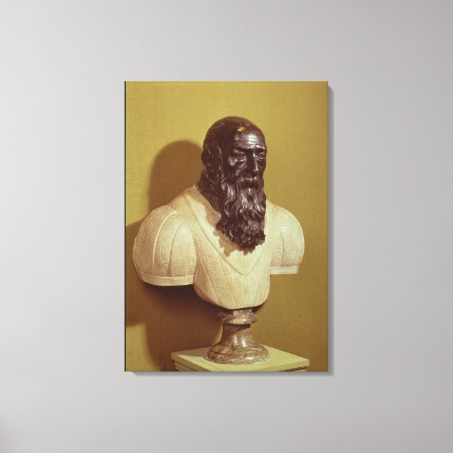 Lienzo Retrato busto de Jean de Bologna 1608 (Anverso)