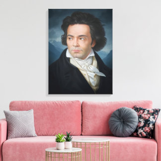 Lienzo Retrato clásico de Beethoven