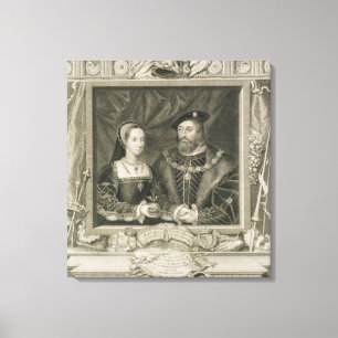 Lienzo Retrato de 1496-1533) reinas de Maria (de Francia,