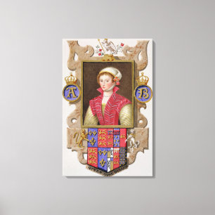 Lienzo Retrato de 1507-36) 2das reinas de Ana Bolena (de