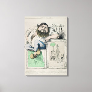 Lienzo Retrato de 1819-77) ilustraciones de Gustave