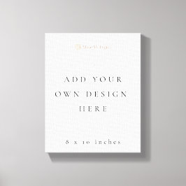 Lienzo Retrato de 8 x 10 pulgadas