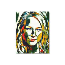 Retrato de aceite de Jewel Kilcher