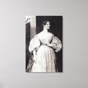 Lienzo Retrato de Ada Byron de Augusta