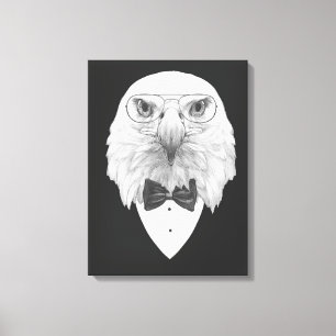 Lienzo Retrato de águila elegante