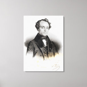 Lienzo Retrato de Alejandro Dumas Fils