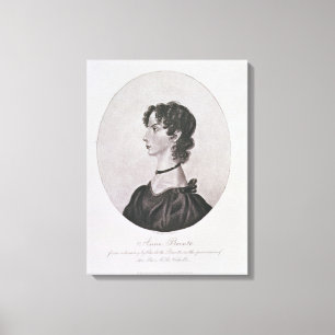 Lienzo Retrato de Anne Bronte (1820-49) de un dibujo i