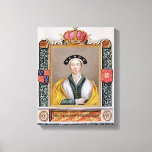 Lienzo Retrato de Anne de 1515-57) 4tas reinas de Cleves