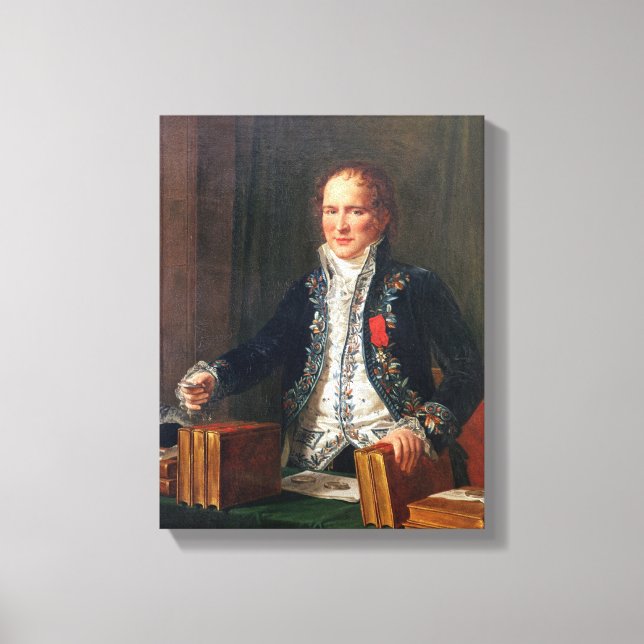 Lienzo Retrato de Antoine Francois de Fourcroy (Anverso)