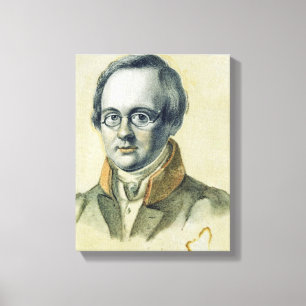 Lienzo Retrato de Antón A. Delvig, 1830