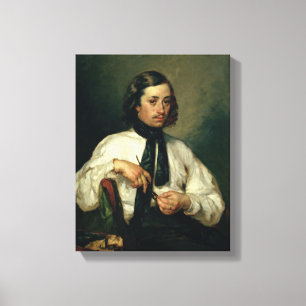 Lienzo Retrato de Armand Ono, conocido como el hombre con