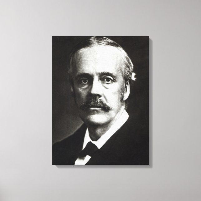 Lienzo Retrato de Arthur James Balfour (Anverso)