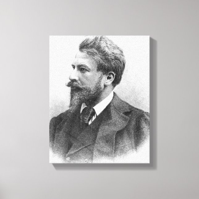 Lienzo Retrato de Arthur Schnitzler (Anverso)