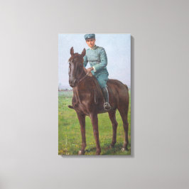 Lienzo Retrato de Attilio Triboletti (Soldado de caballer