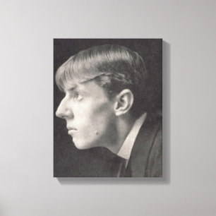 Lienzo Retrato de Aubrey Beardsley (1872-98) por Federico
