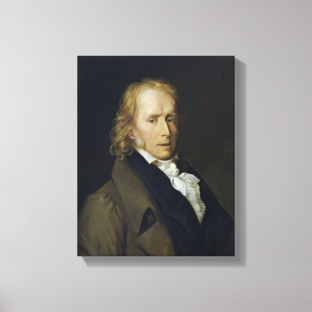 Lienzo Retrato de Benjamin Constant de Rebecque (Anverso)