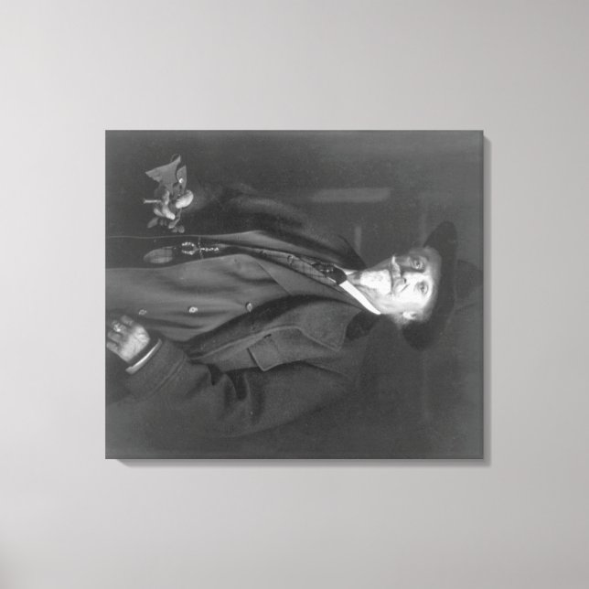 Lienzo Retrato de "Búfalo Bill" Fotografía de Cody (Anverso)