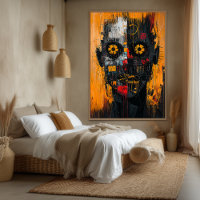 Retrato de Caos Urbano expresionista contemporáneo