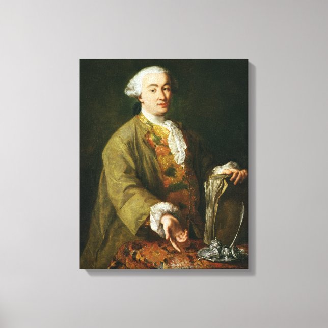 Lienzo Retrato de Carlo Goldoni (Anverso)