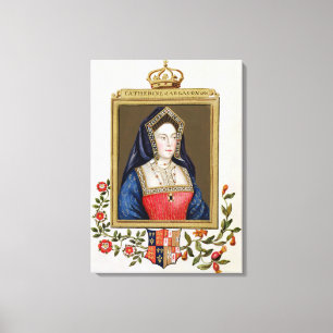 Lienzo Retrato de Catherine de Aragón (1485-1536) 1ros Q