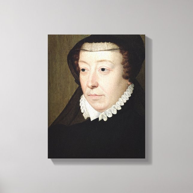 Lienzo Retrato de Catherine de Medici (Anverso)