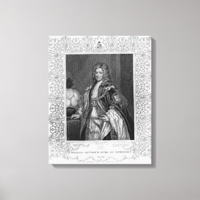 Lienzo Retrato de Charles Seymour, duque de Somerset (Anverso)