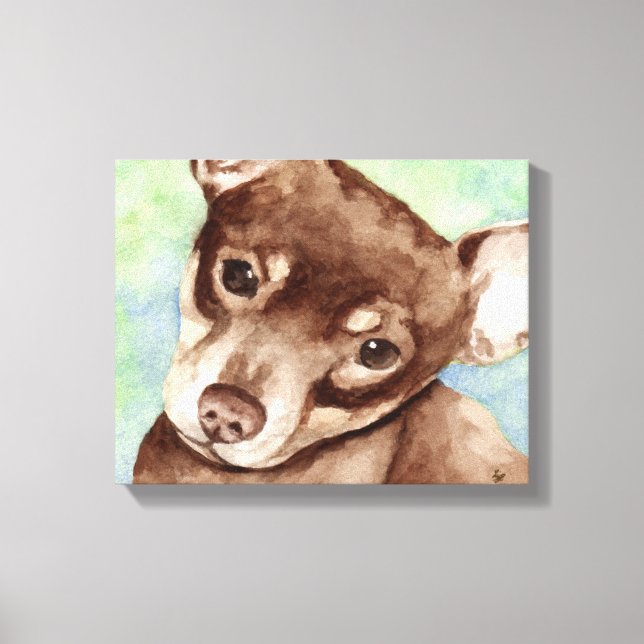Lienzo Retrato de Chihuahua (Anverso)