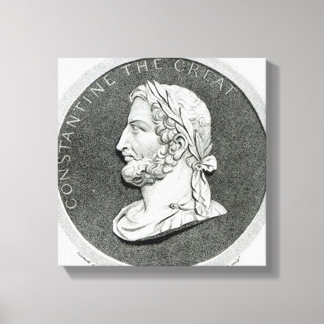 Lienzo Retrato de Constantino el Grande (Anverso)