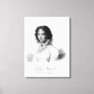 Lienzo Retrato de Constanza Mozart 1828