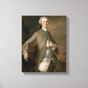 Lienzo Retrato de David Garrick (1717-79), 1742 (aceite s