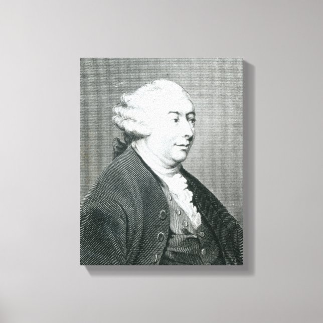 Lienzo Retrato de David Hume (Anverso)