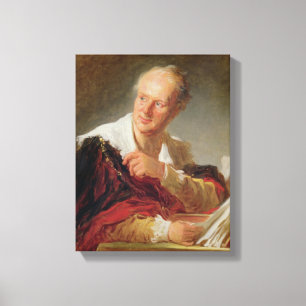 Lienzo Retrato de Denis Diderot c.1769