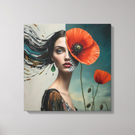 Lienzo Retrato de disquete