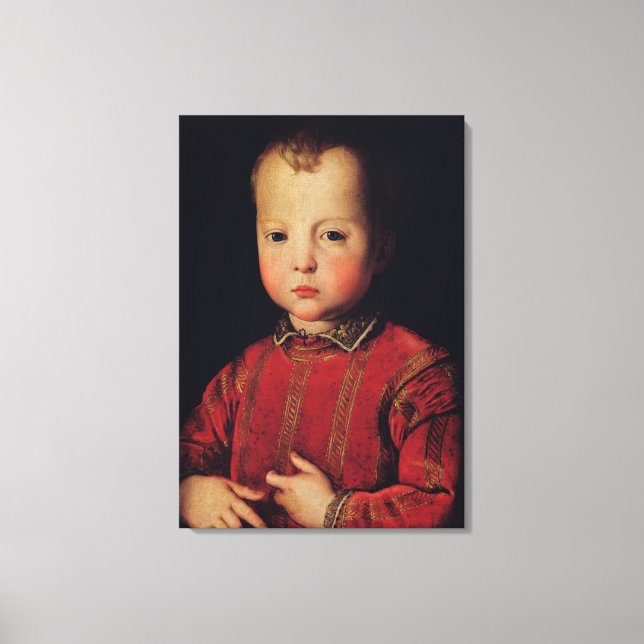 Lienzo Retrato de Don García (Anverso)