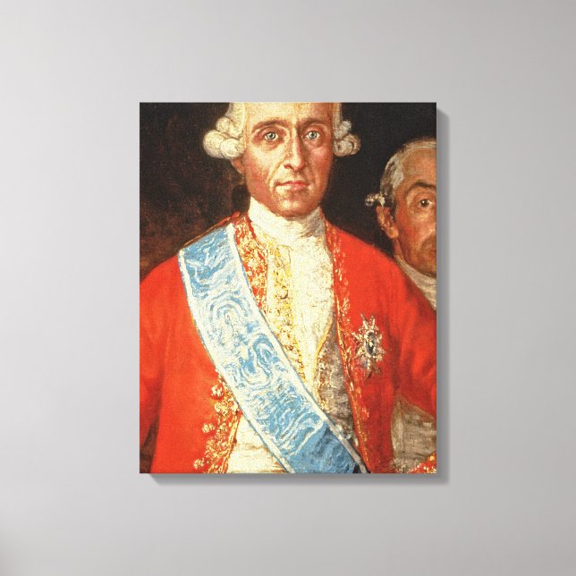 Lienzo Retrato de Don José Monino y Redondo I (Anverso)