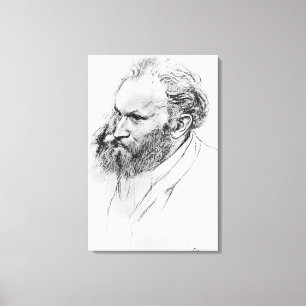 Lienzo Retrato de Edgar Degas el   de Eduardo Manet