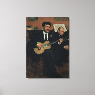 Lienzo Retrato de Edgar Degas el   de los Pagans de