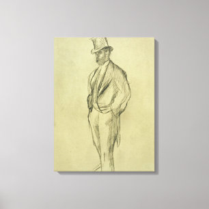 Lienzo Retrato de Edgar Degas el   de Ludovico Halevy