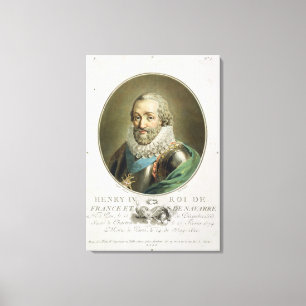 Lienzo Retrato de Enrique IV, rey de Francia y de Navarra