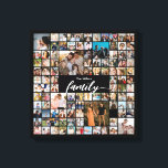 Lienzo Retrato de familia en collage de 100 fotos<br><div class="desc">Convierte tus fotos favoritas en una impresionante pieza de arte para la pared. Este póster personalizado de collage de fotos es la forma perfecta de contar tu historia, capturando toda una vida de recuerdos en una hermosa exhibición. Con un 100% de personalización, puedes subir fácilmente tus propias fotos y personalizar...</div>