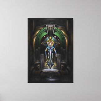 Lienzo Retrato De Fantasía Fractal De La Majestad De Tril