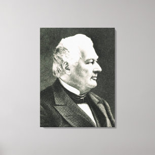 Lienzo Retrato de Fillmore Millard