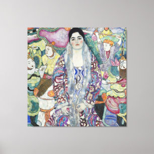Lienzo Retrato de Friederike Maria de Gustav Klimt