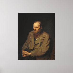 Lienzo Retrato de Fyodor Dostoyevsky de Vasily Perov