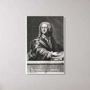 Lienzo Retrato de Georg Philipp Telemann